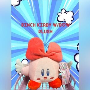 Kirby with Bow Plush